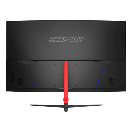 KeepOut XGM27PRO+V3 Monitor PC 68,6 cm (27") 1920 x 1080 Pixel Full HD Nero, Rosso