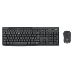Logitech 920-012071 tastiera Mouse incluso Ufficio RF senza fili + Bluetooth QWERTY Spagnolo Grafite