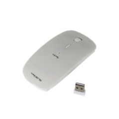 Tacens Levis Combo V2 tastiera Mouse incluso RF Wireless Metallico, Bianco