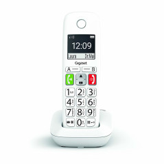 Telefono fijo inalambrico gigaset e290 blanco 150 numeros -  21 tonos