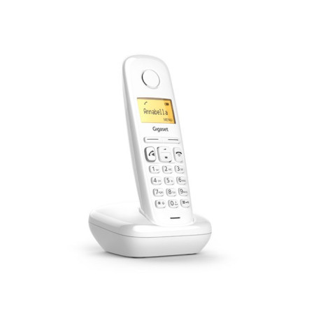 Telefono fijo inalambrico gigaset a270 blanco 80 numeros agenda -  10 tonos