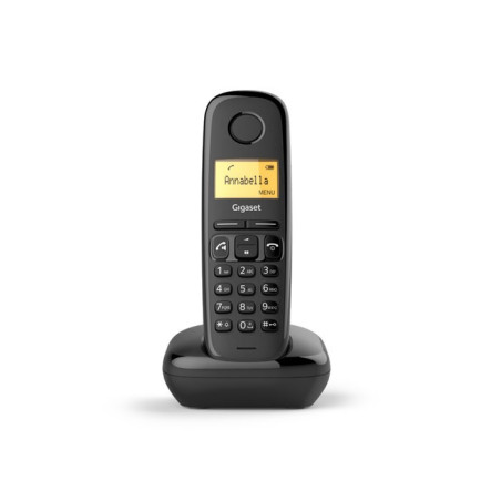 Telefono fijo inalambrico gigaset a270 negro 80 numeros agenda -  10 tonos