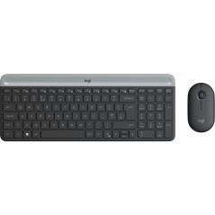 Logitech 920-009198 tastiera Mouse incluso Universale RF Wireless QWERTY Spagnolo Grafite