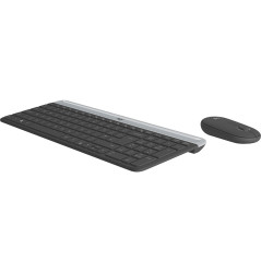 Logitech 920-009198 tastiera Mouse incluso Universale RF Wireless QWERTY Spagnolo Grafite