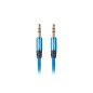 Lanberg CA-MJMJ-10CU-0010-BL cavo audio 1 m 3.5mm Blu