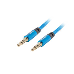Lanberg CA-MJMJ-10CU-0010-BL cavo audio 1 m 3.5mm Blu