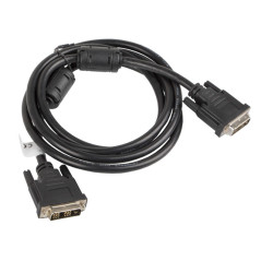 Lanberg CA-DVIS-10CC-0018-BK cavo DVI 1,8 m DVI-D Nero