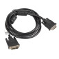 Lanberg CA-DVIS-10CC-0018-BK cavo DVI 1,8 m DVI-D Nero Lanberg CA-DVIS-10CC-0018-BK cavo DVI 1,8 m DVI-D Nero