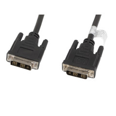 Lanberg CA-DVIS-10CC-0018-BK cavo DVI 1,8 m DVI-D Nero
