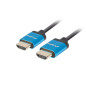 Lanberg CA-HDMI-22CU-0010-BK cavo HDMI 1 m HDMI tipo A (Standard) Nero, Blu