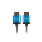 Lanberg CA-HDMI-22CU-0010-BK cavo HDMI 1 m HDMI tipo A (Standard) Nero, Blu