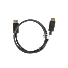 Lanberg CA-DPDP-10CC-0010-BK cavo DisplayPort 1 m Nero