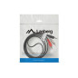 Lanberg CA-MJRC-10CC-0015-BK cavo audio 1,5 m 3.5mm 2 x RCA Nero Lanberg CA-MJRC-10CC-0015-BK cavo audio 1,5 m 3.5mm 2 x RCA Nero