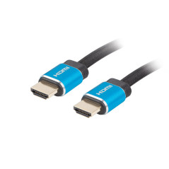 Lanberg CA-HDMI-P20CU-0010-BK cavo HDMI 1 m HDMI tipo A (Standard) Nero, Blu