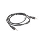 Lanberg CA-MJMJ-10CC-0012-BK cavo audio 1,2 m 3.5mm Nero Lanberg CA-MJMJ-10CC-0012-BK cavo audio 1,2 m 3.5mm Nero