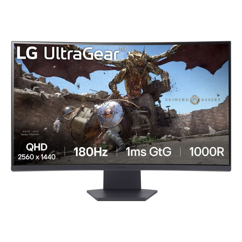 LG 32GS60QC-B Monitor PC 80 cm (31.5") 2560 x 1440 Pixel Quad HD Nero LG 32GS60QC-B Monitor PC 80 cm (31.5") 2560 x 1440 Pixel Quad HD Nero