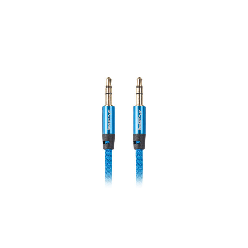 Lanberg CA-MJMJ-10CU-0030-BL cavo audio 3 m 3.5mm Blu Lanberg CA-MJMJ-10CU-0030-BL cavo audio 3 m 3.5mm Blu
