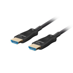Lanberg CA-HDMI-30FB-1000-BK cavo HDMI 100 m HDMI tipo A (Standard) Nero