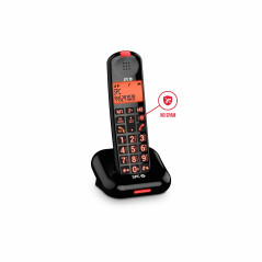 Telefono fijo inalambrico spc comfort kairo negro