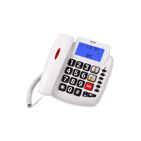 Telefono fijo spc confort volume 2 blanco