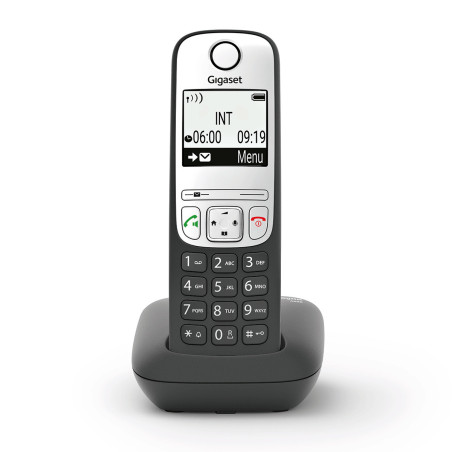 Telefono fijo inalambrico gigaset a690 iberia negro 100 numeros agenda
