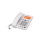 Telefono fijo spc office id 2 blanco mute - 24 melodias - tecla r - 4 memorias directas