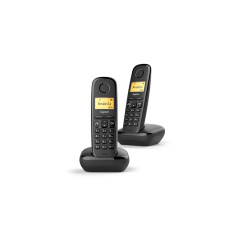 Gigaset A270 Duo Telefono DECT Identificatore di chiamata Nero