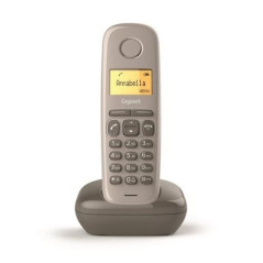 Telefono fijo inalambrico gigaset a170 marron 50 numeros agenda -  10 tonos