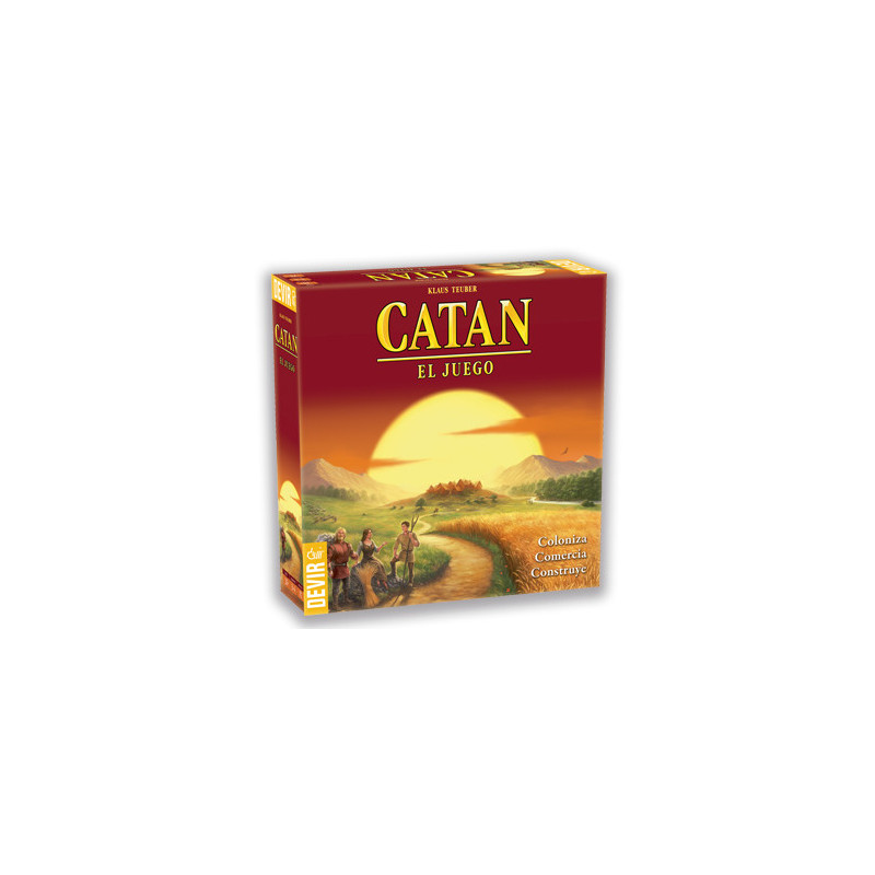 Juego de mesa devir colonos de catan 4 jugadores
