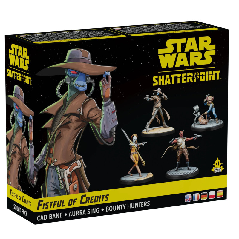 Atomic Mass Games Star Wars: Shatterpoint - Fistful of Credits: Cad Bane Squad Pack Numero Atomic Mass Games Star Wars: Shatterpoint - Fistful of Credits: Cad Bane Squad Pack Numero