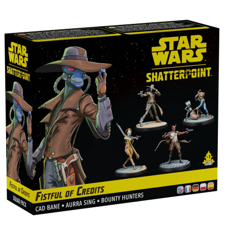Atomic Mass Games Star Wars  Shatterpoint - Fistful of Credits  Cad Bane Squad Pack Numero