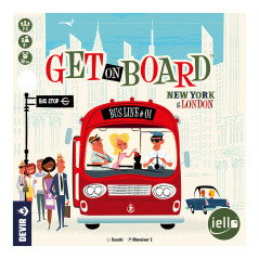 Devir Get On Board  New York & London 30 min Gioco da tavolo Strategia