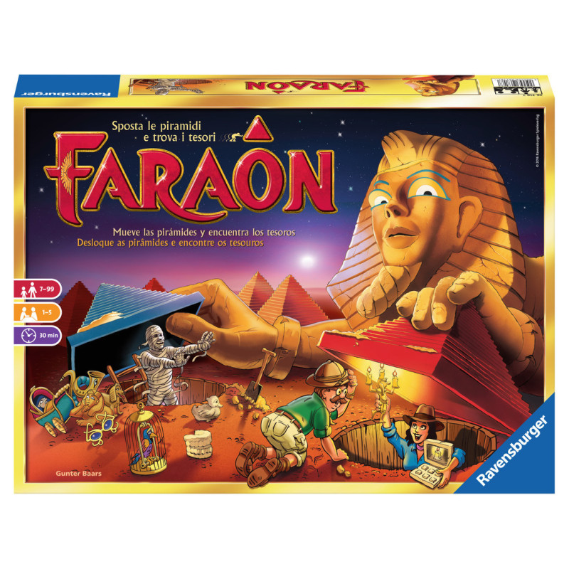 Ravensburger Faraon Gioco da tavolo Viaggio/avventura Ravensburger Faraon Gioco da tavolo Viaggio/avventura