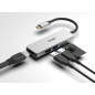 D-Link DUB-M530 replicatore di porte e docking station per laptop Cablato USB 3.2 Gen 1 (3.1 Gen 1) Type-C Alluminio