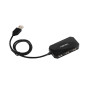 NATEC NHU-0647 hub di interfaccia USB 2.0 480 Mbit/s Nero