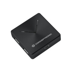 Conceptronic HUBBIES02B hub di interfaccia USB 3.2 Gen 1 (3.1 Gen 1) Mini-B 5000 Mbit s Nero