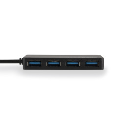 NGS iHub 3.0 USB 3.2 Gen 1 (3.1 Gen 1) Type-A 5000 Mbit s Nero