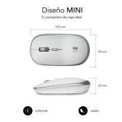 SUBBLIM SUBMO-RFM0001 mouse Ufficio Ambidestro RF Wireless Ottico 1600 DPI