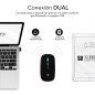 SUBBLIM SUBMO-LDFLAT1 mouse Ufficio Ambidestro RF Wireless + Bluetooth + USB Type-A Ottico 1600 DPI