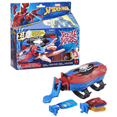 Marvel Spider-Man Hasbro , Real Webs Ultimate Blaster, Blaster di ragnatele, blaster 2 in 1, giocattolo per i giochi