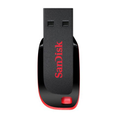 SanDisk Cruzer Blade unità flash USB 128 GB USB tipo A 2.0 Nero, Rosso
