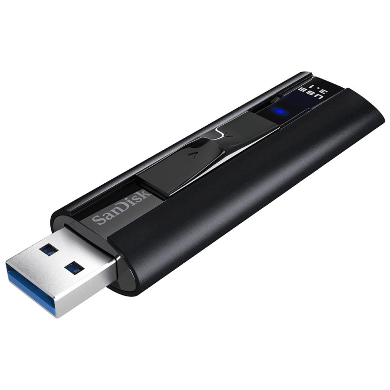 SanDisk Extreme Pro unità flash USB 128 GB USB tipo A 3.2 Gen 1 (3.1 Gen 1) Nero SanDisk Extreme Pro unità flash USB 128 GB USB tipo A 3.2 Gen 1 (3.1 Gen 1) Nero