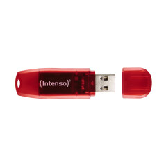 Intenso Rainbow Line unità flash USB 128 GB USB tipo A 2.0 Rosso, Trasparente