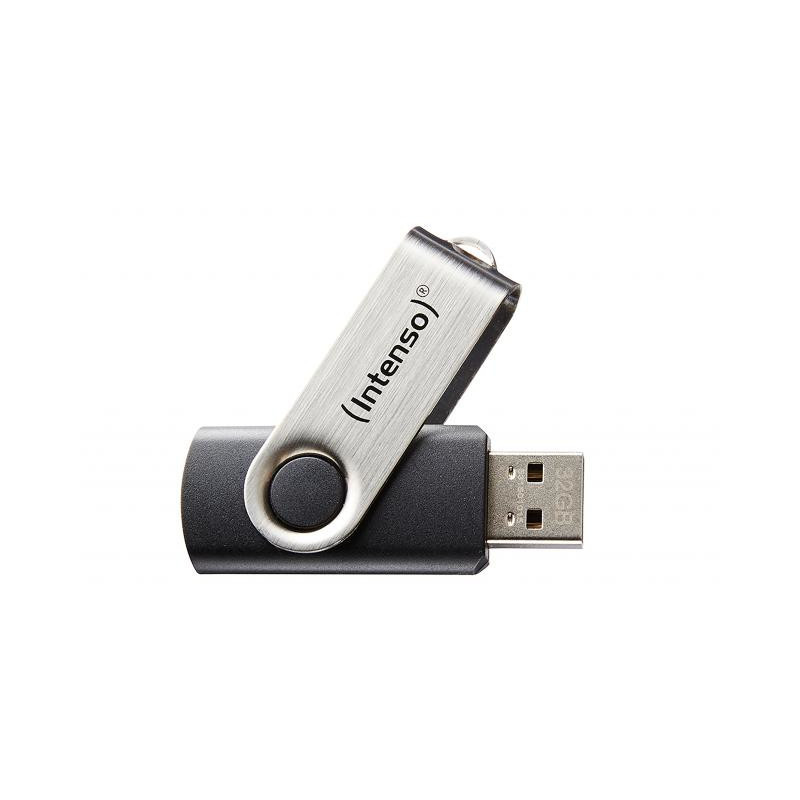 Intenso Basic Line unità flash USB 64 GB USB tipo A 2.0 Nero, Argento Intenso Basic Line unità flash USB 64 GB USB tipo A 2.0 Nero, Argento