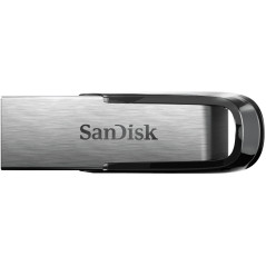 SanDisk Ultra Flair unità flash USB 32 GB USB tipo A 3.2 Gen 1 (3.1 Gen 1) Nero, Acciaio inox