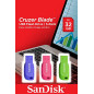 SanDisk Cruzer Blade 3x 32GB unità flash USB USB tipo A 2.0 Blu, Verde, Rosa SanDisk Cruzer Blade 3x 32GB unità flash USB USB tipo A 2.0 Blu, Verde, Rosa