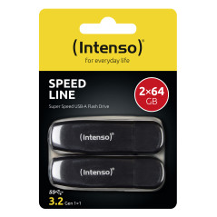 Intenso 3533494 unità flash USB 64 GB USB tipo A 3.2 Gen 1 (3.1 Gen 1) Nero