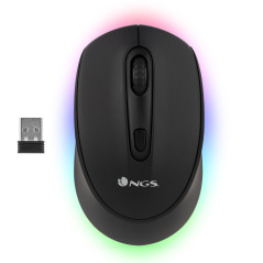 NGS SMOG-RB mouse Gaming Ambidestro RF senza fili + Bluetooth Ottico 2400 DPI