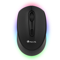 NGS SMOG-RB mouse Gaming Ambidestro RF senza fili + Bluetooth Ottico 2400 DPI