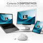 SUBBLIM RATON OPTICO DUAL GLIDE VERTICAL ERGO DUAL BATERIA BLANCO mouse Universale Mano destra Bluetooth + USB Type-A Ottico SUBBLIM RATON OPTICO DUAL GLIDE VERTICAL ERGO DUAL BATERIA BLANCO mouse Universale Mano destra Bluetooth + USB Type-A Ottico